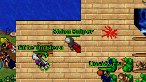 Shion Sniper on screen