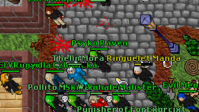 Psyko Raven on screen