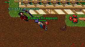 Kamus Dragoon on screen