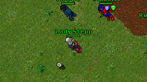 Lady Stepp on screen