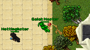 Galak Master on screen