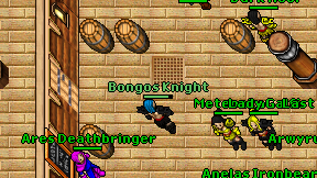 Bongos Knight on screen