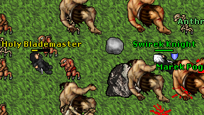 Holy Blademaster on screen