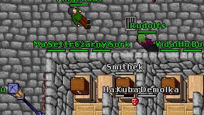 Czarny Sork on screen