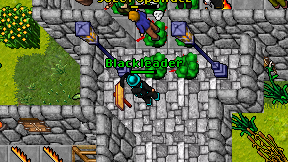Blackleader on screen