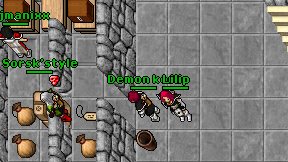 Demon korc on screen