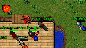 Cyan Jarm on screen