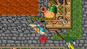 Dark Raknan on screen