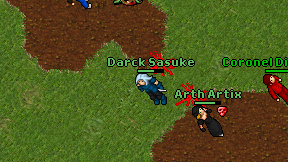 Darck Sasuke on screen