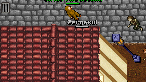 Zergexul on screen
