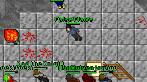 False Flame on screen