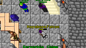 Hayabusa Falcon on screen