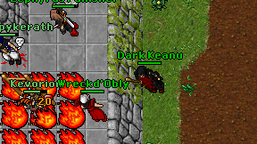 Dark Keanu on screen