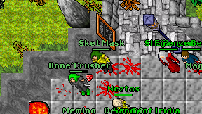 Bone'Crusher on screen
