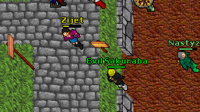 Evil Sakuraba on screen