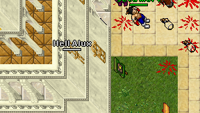 Hell Alux on screen