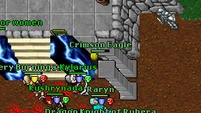 Crimson Eagle on screen
