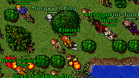 Kimust on screen