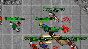 Azus Foll on screen