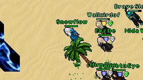 Snowflow on screen