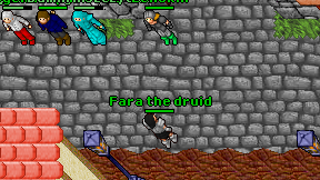 Fara the druid on screen