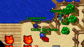 Ligmostar on screen