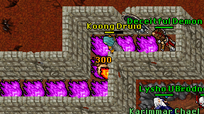 Koong Druid on screen