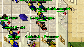 Golden migue on screen