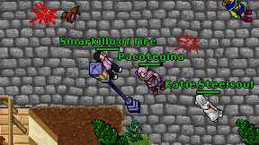 Sinarkillo of fire on screen