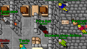Fire Axi on screen