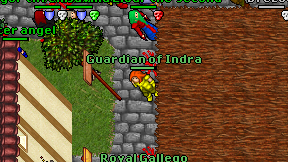 Guardian of Indra on screen