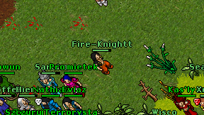 Fire-Knightt on screen