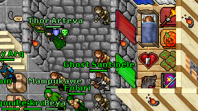 Ghost Santinele on screen