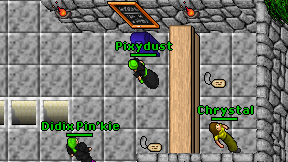 Pixydust on screen