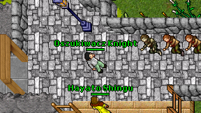 Oszukiwacz Knight on screen