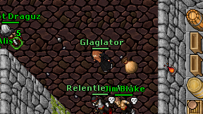 Glaglator on screen