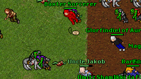Baxter Sorcerer on screen