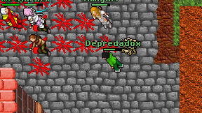 Depredadox on screen