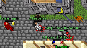 Alazoraz on screen