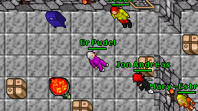 Er Pudel on screen