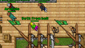 Seth from hell on screen