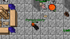 Pyross Akry on screen