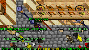 Priestess on screen