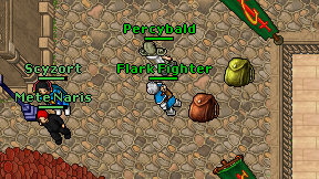 Flark Fighter on screen