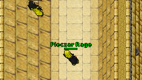 Pieczar Rage on screen