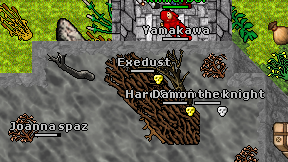 Exedust on screen