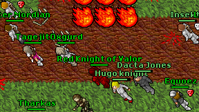 Red Knight of Valor on screen