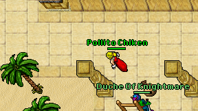 Pollito Chiken on screen