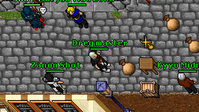 Dreg master on screen