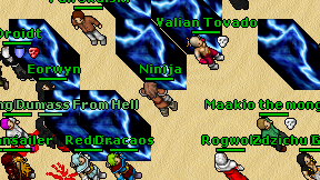 Ninija on screen